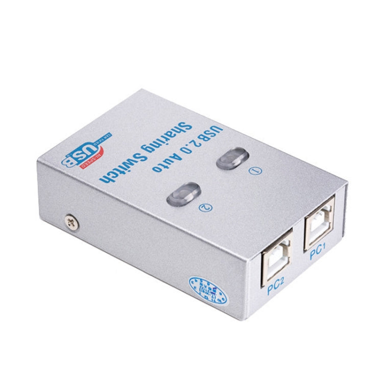 SW68 2 In 1 Switcher USB Manual Print Sharer, Color: Black, Black, Silver