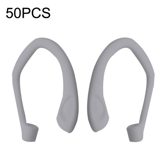 50PCS EG40 For Apple Airpods Pro Sports Wireless Bluetooth Earphone Silicone Non-slip Ear Hook, Black, White, Red, Pink, Purple
