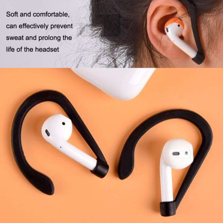50PCS EG40 For Apple Airpods Pro Sports Wireless Bluetooth Earphone Silicone Non-slip Ear Hook, Black, White, Red, Pink, Purple