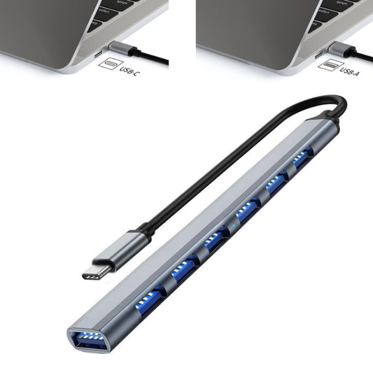 7 in 1 USB3.0 Docking Station Laptop Multifunctional HUB, USB Interface, Type-C Interface