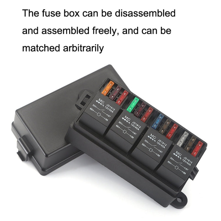 Relay Car RV Radiography Sound Modified Electromagnetic Insurance Box, TF008-10 12V 4Pin, TF008-10 12V 5Pin, TF008-10 24V 4Pin, TF008-10 24V 5Pin