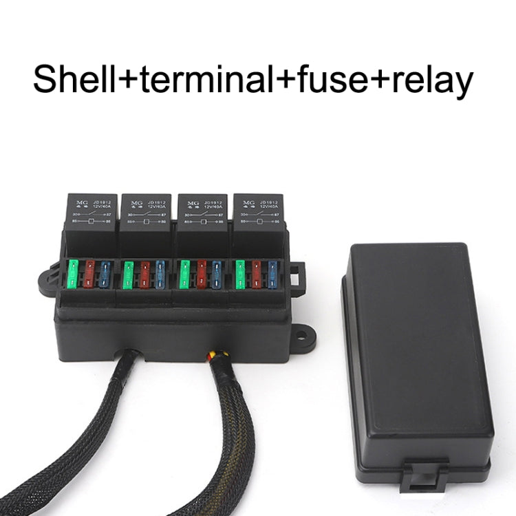 Relay Car RV Radiography Sound Modified Electromagnetic Insurance Box, TF008-10 12V 4Pin, TF008-10 12V 5Pin, TF008-10 24V 4Pin, TF008-10 24V 5Pin