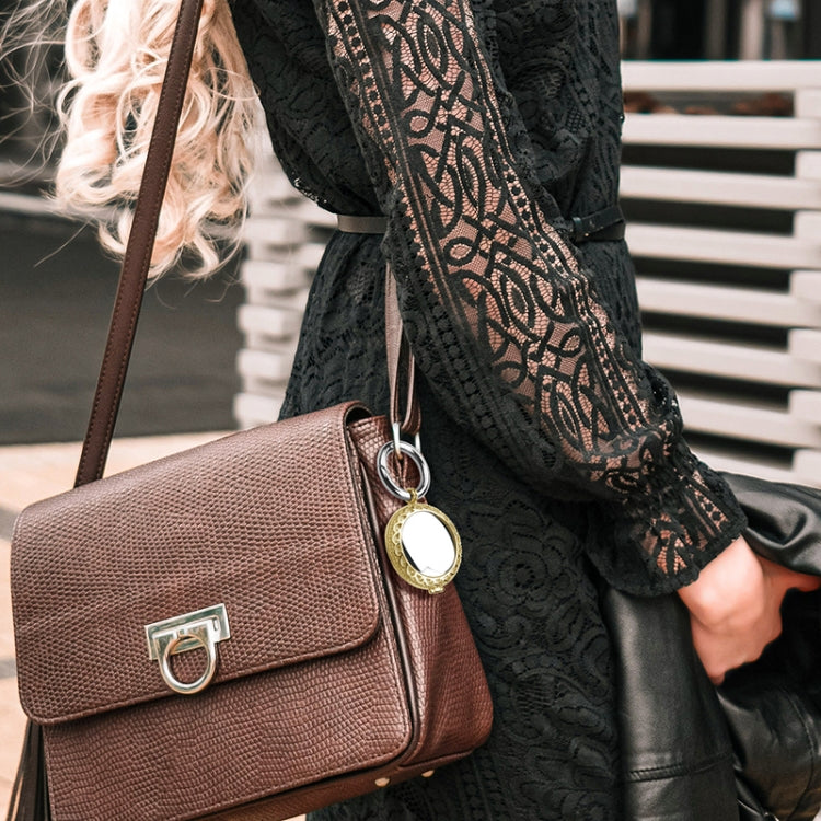 Anti-Lost Plating Keychain Locator Tracker Protective Cover For Airtag, Black Gold, White Gold, Rose Gold, Gold