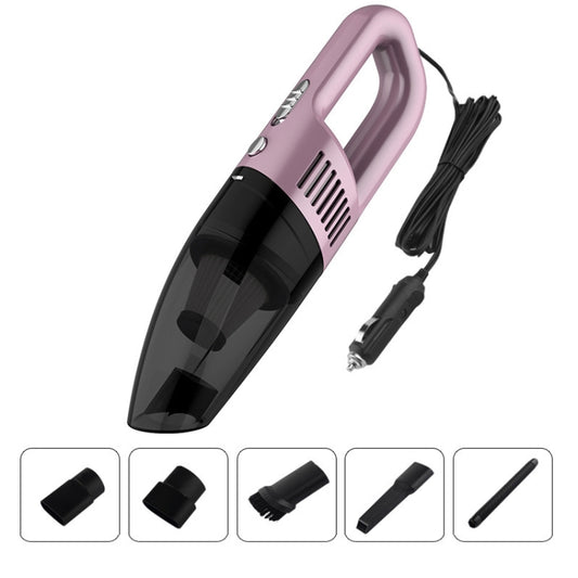L2554 Aspirateur de voiture portable sans fil haute puissance, couleur : noir élégant, or rose, gris sidéral