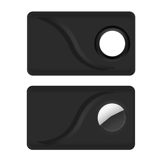 FY-2022 Locator Protective Case Card Type Anti-Lost Case Wallet for AirTag 2nd Gen / AirTag 1st Gen, Card Type Black, Card Type White, Card Type Grey