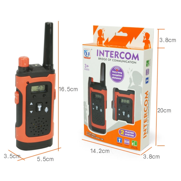 Children Walkie-talkie Remote Wireless Call Parent-child Interactive Toy Phone, Red, Yellow