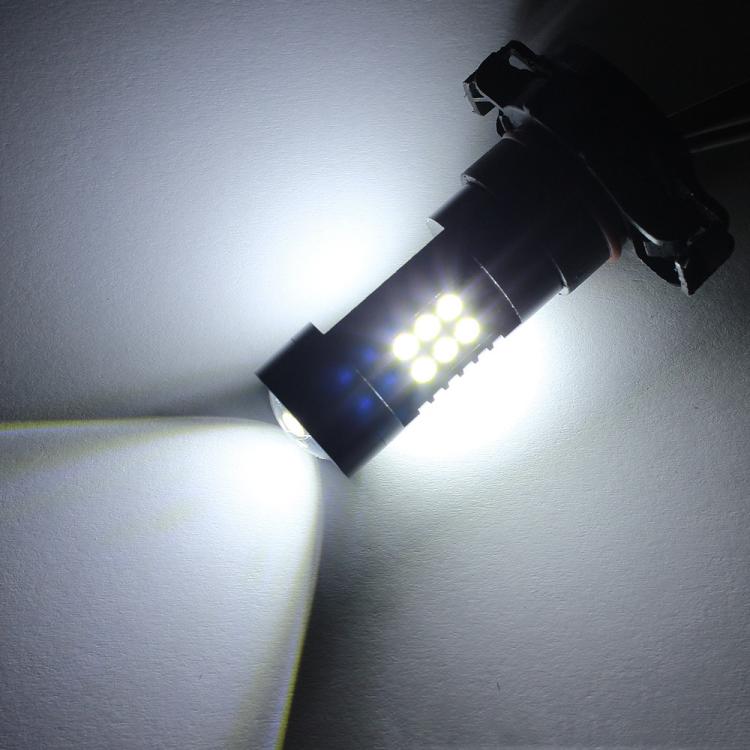 1pair Automotive High-power LED White Light Fog Lamp, H16