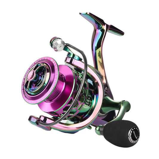 Moulinet de pêche coloré en métal pour lancer long, canne à pêche en mer, SK1000, SK2000, SK3000, SK4000, SK5000