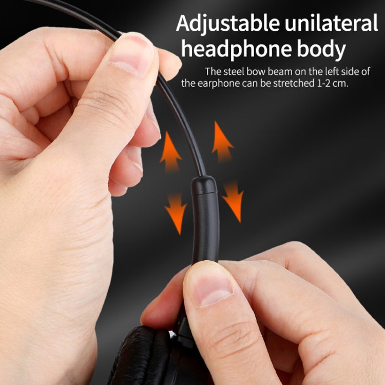 DANYIN BH69 Unilateral Bluetooth Business Talk Headset Customer Service Wireless Voice Wheat