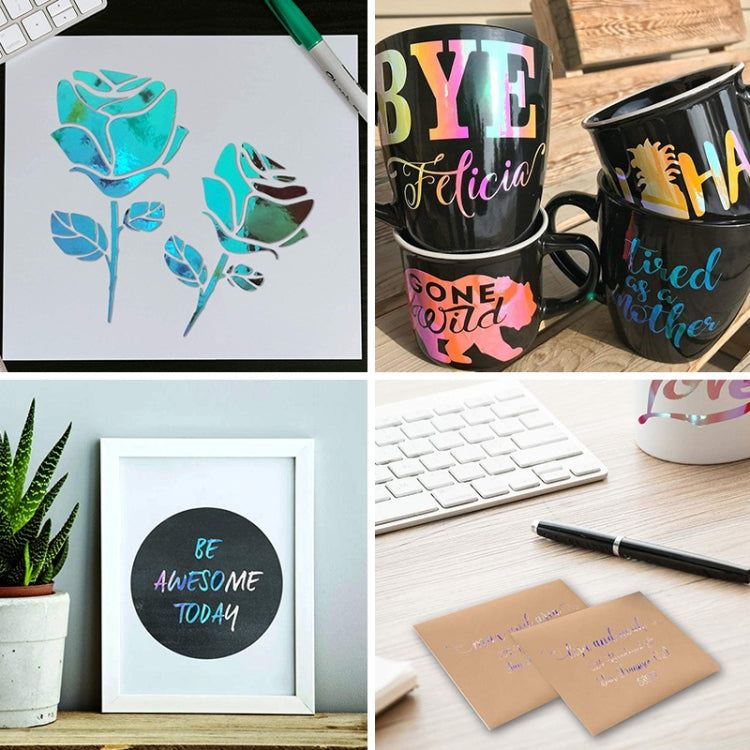 Candy -Colored Pharomsurium Self -Adhesive PVC Vinyl Craft Sign Making, 30 x 50cm, 30 x 100cm