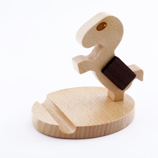 Wooden Mobile Phone Bracket Beech Lazy Mobile Phone Holder,Style: