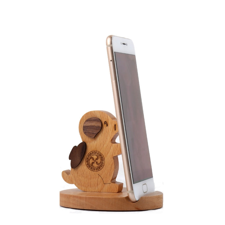 Wooden Mobile Phone Bracket Beech Lazy Mobile Phone Holder,Style: