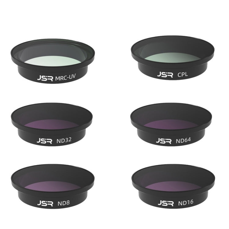 JSR Drone Filter Lens Filter For DJI Avata,Style:, MCUV, CPL, ND8, ND16, ND32, ND64, ND8-PL, ND16PL, ND32PL, ND64PL, Anti-light Harm, Star, Brushed Gold, Brushed Blue, CPL+ND8+ND16, 4-in-1 (ND), 4-in-1 (NDPL), 6 In 1, 9 In 1