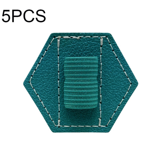 5 Pcs Stylo capacitif Sac Porte-stylo autocollant Clip stylo PU,Style :, Noir hexagonal, Bleu hexagonal, Orange hexagonal, Rouge hexagonal, Marron hexagonal, Double noir hexagonal, Double noir rectangulaire, Rond
