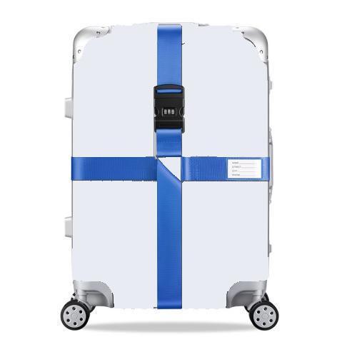 Luggage Reinforcement Straps Fixed Protective Rope With Combination Lock, Red, Blue, Black, Khaki, Purple, Orange, Customs Lock Red, Customs Lock Blue, Customs Lock Black, Customs Lock Khaki, Rainbow