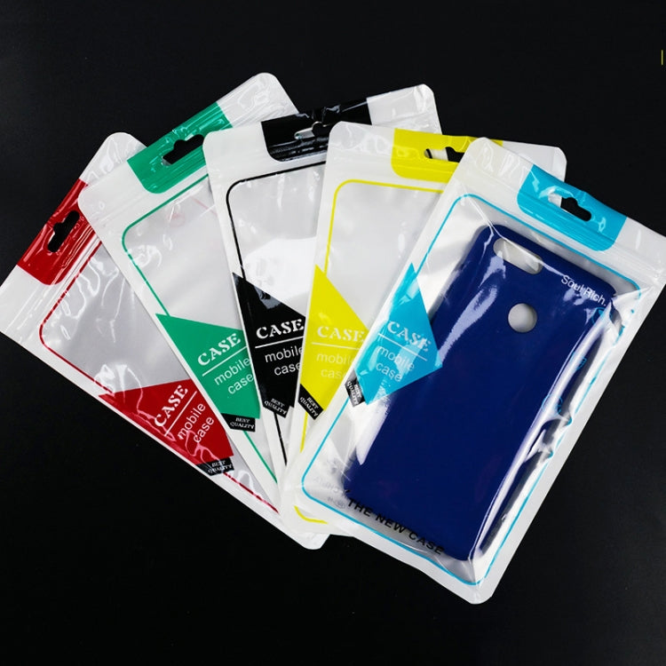 100PCS Phone Case Translucent Yin Yang Self-sealing Packaging Bag, 12x21cm(Blue), 12x21cm(Green), 12x21cm(Yellow), 12x21cm(Black), 12x21cm(Red)