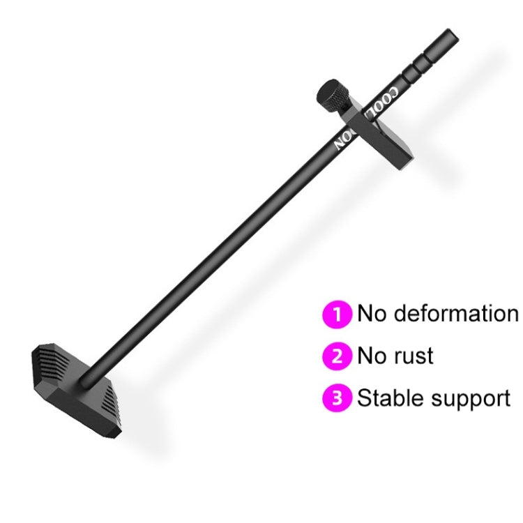 Aluminum Alloy Vertical Graphics Card Protection Support Bracket, Black, Silver