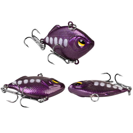 3 PCS PROBEROS DW1044 4.5cm/8.5g Lure Fake Bait Iconic Plastic VIB Hard Bait, DW1044 G, DW1044 H, DW1044 A, DW1044 B, DW1044 C, DW1044 D, DW1044 E, DW1044 F