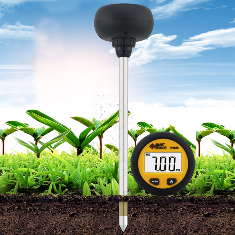 Smart Senser PH328 Soil Acidity Meter Fertilizer Nutrient Humidity Detector