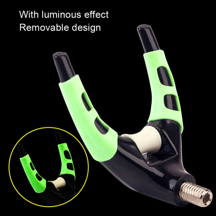 Tête de support de canne à pêche lumineuse détachable en forme de griffe, accessoires de support de tête de canne à pêche, taille : Grande, 5 PETITES pièces, Grande