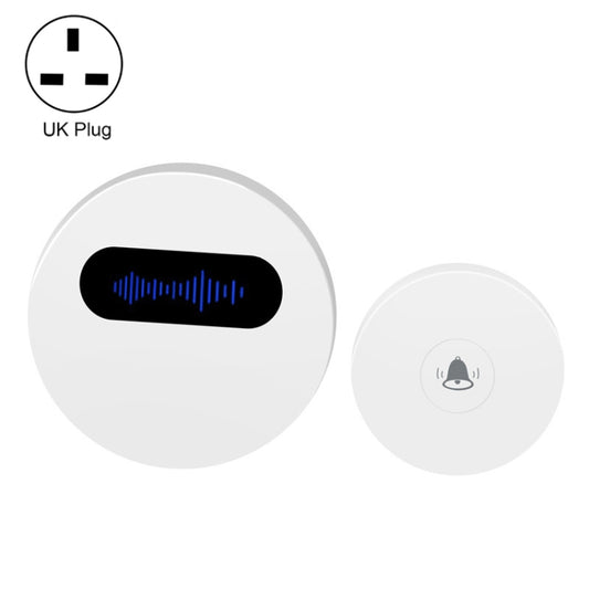 T10-1 1 For 1 Lighting Self-Power Generation Wireless Intelligent Anti -Rainwater Doorbell, T10-1 US Plug Black, T10-1 UK Plug White, T10-1 UK Plug Black, T10-1 EU Plug White, T10-1 EU Plug Black, T10-1 US Plug White