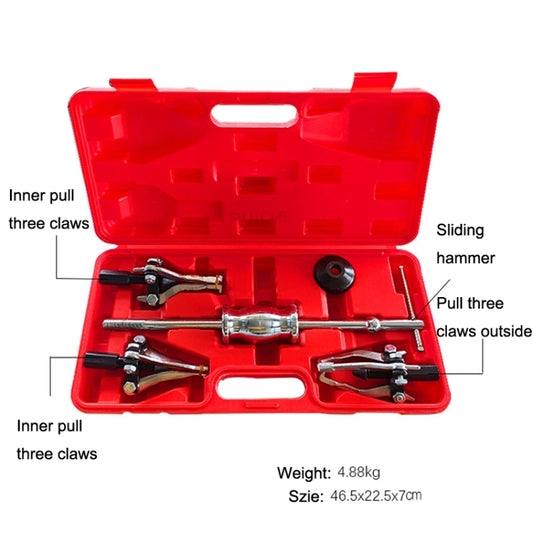 Internal and External Bearing Pull Horse Combination Auto Repair Machine Tools, 5 PCS / Set