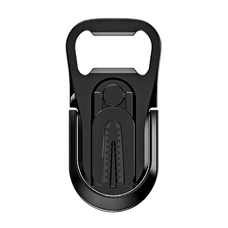 Multifunction Car Air Vent Phone Holder Finger Ring Phone Bracket Bottle Opener