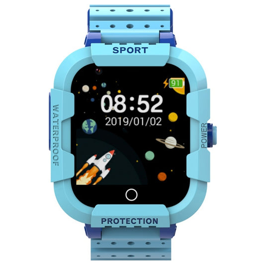 Montre connectée étanche pour enfants DF75 avec positionnement GPS 4G de 1,4 pouce et fonction SOS