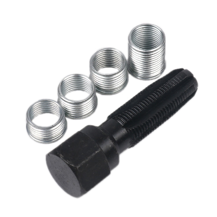 14mm Spark Plug Hole Thread Repair Tool Tap Regenerator, 5 PCS/Set