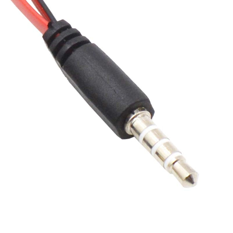 10 PCS Y-1001 20cm 3.5mm Car Audio Computer Headset Microphone 2 In 1 Adapter Cable, Y-1001