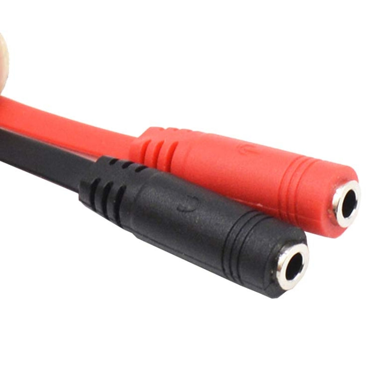 10 PCS Y-1001 20cm 3.5mm Car Audio Computer Headset Microphone 2 In 1 Adapter Cable, Y-1001