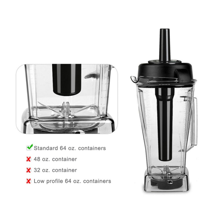 For Vitamix 760/5000/5200 Blenders Standard 64oz Container Blender Tamper Tool, Stirring Stick
