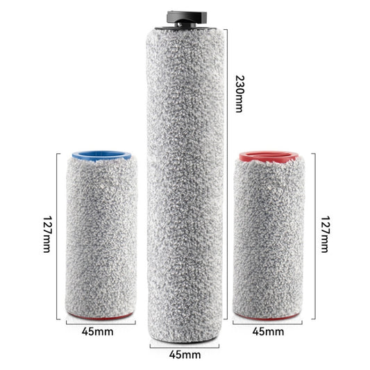 For Roborock U10 3 In 1 Sweeping Robot Roller Brush Accessories, 3 In 1 Roller Brush