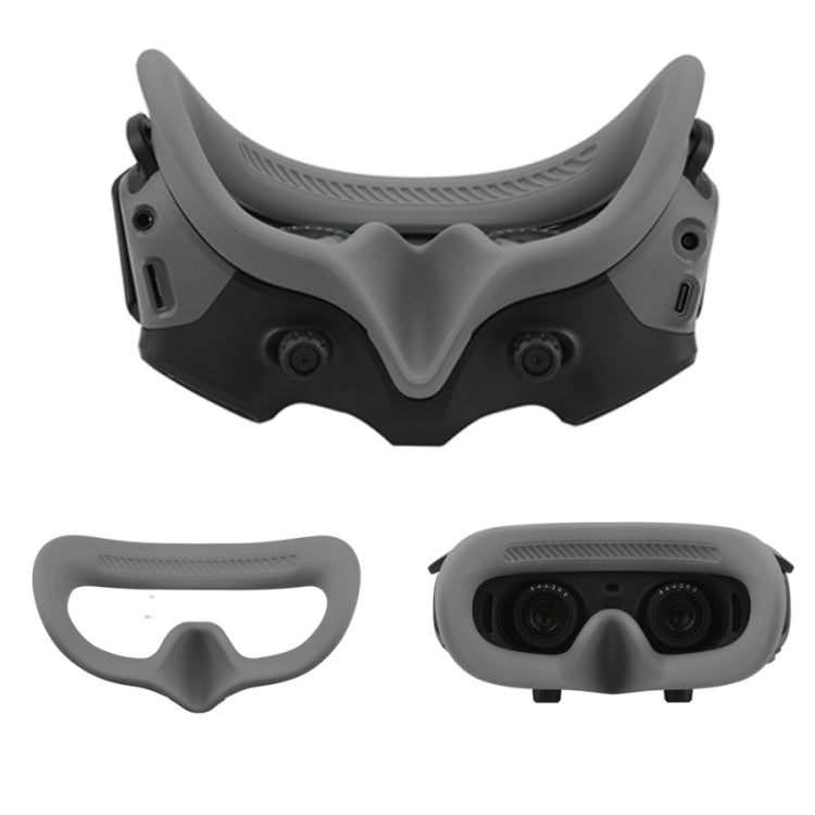 For DJI Avata Goggles 2 Eye Pad Silicone Protective Cover, Goggles 2 Eye Pad (Black), Goggles 2 Eye Pad (Gray), Goggles 2 Eye Pad (Red)