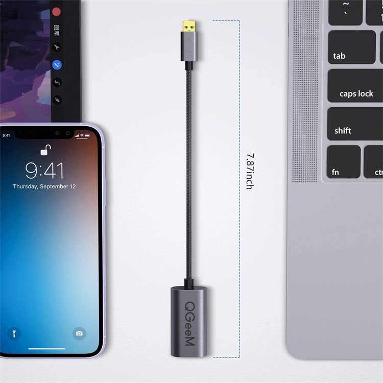 QGeeM QG-UA07-A USB 3.0 to VGA High Speed Transfer Multi-Display Video Converter, USB 3.0 to VGA
