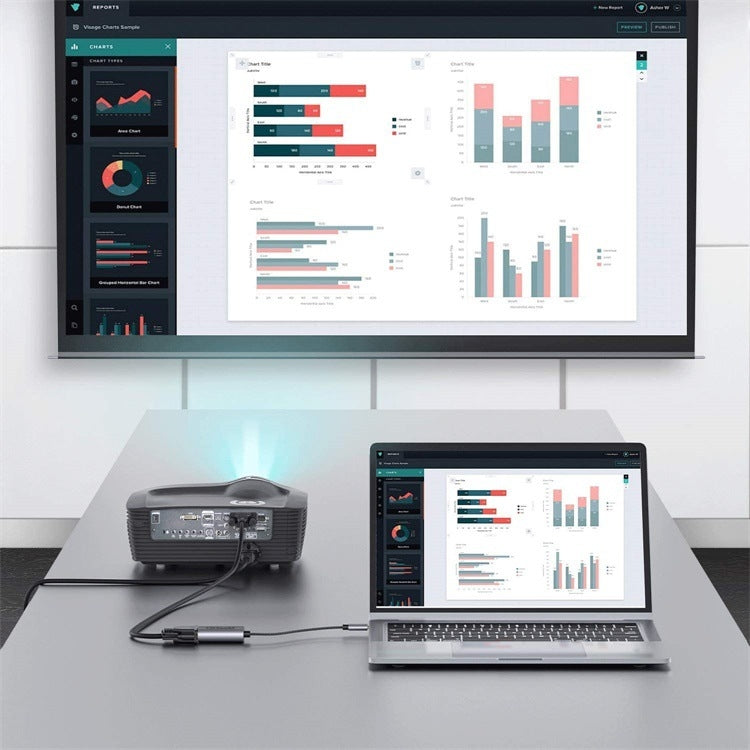 QGeeM QG-UA07-A USB 3.0 to VGA High Speed Transfer Multi-Display Video Converter, USB 3.0 to VGA