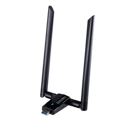 Carte réseau sans fil 1200 m 802.11AC USB3.0 Double fréquence 2.4G/5.8G Récepteur WiFi, 1200 m USB3.0