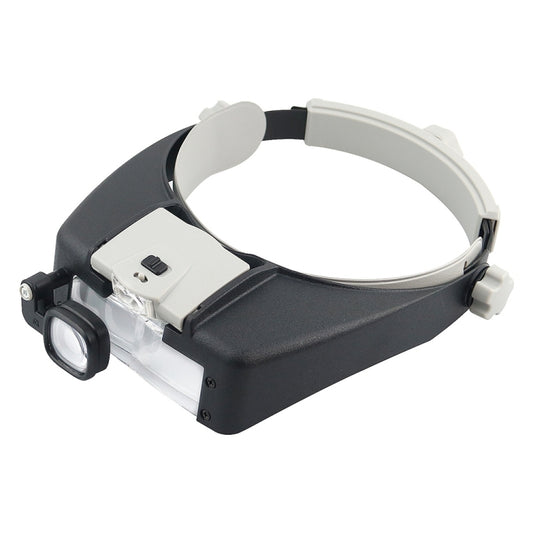 81007-AP LED Light Head-mounted Electronic Repair Tool Magnifying Glass, 81007-AP
