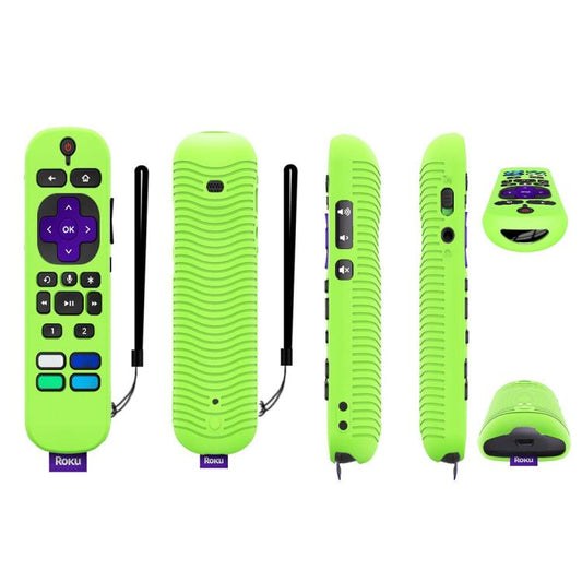 Für TCL Roku Voice Remote Pro Y30 Fernbedienung Stoßfeste Silikon-Schutzhülle, Für TCL Roku Voice Remote Pro(Luminous White), Für TCL Roku Voice Remote Pro(Schwarz), Für TCL Roku Voice Remote Pro(Orange), Für TCL Roku Voice Remote Pro(Rot)