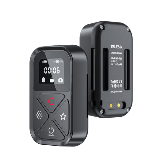 Télécommande Bluetooth TELESIN T10 80m pour GoPro Hero11 Black / HERO10 Black / HERO9 Black / HERO8 Black / Max, pour GoPro