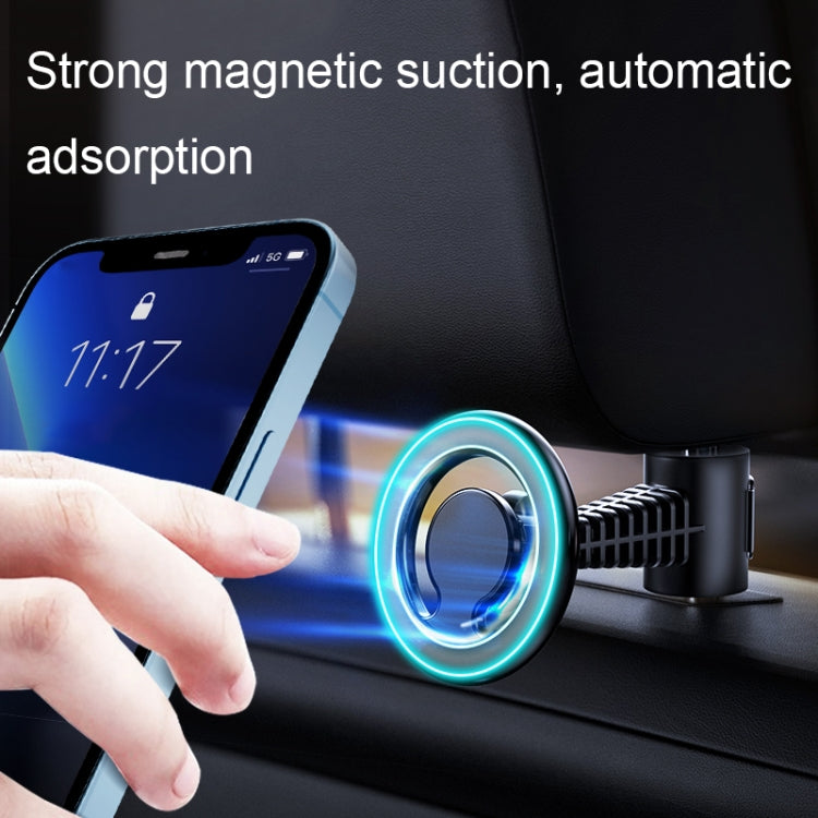 D19 Car Magnetic Mobile Phone Holder Rotatable Metal Navigation Bracket, Spec:, D19 Air Outlet (Black), D19 Sticker (Black), D19 Sticker (Silver), D19 Air Outlet (Silver), D19 Extended (Black), D19 Extended (Silver), D19 Seat (Black), D19 Seat (Silver)
