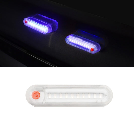 Lumière d'avertissement stroboscopique solaire anti-collision arrière pour moto et voiture électrique, lumière rouge, lumière bleue, lumière colorée, lumière colorée vive
