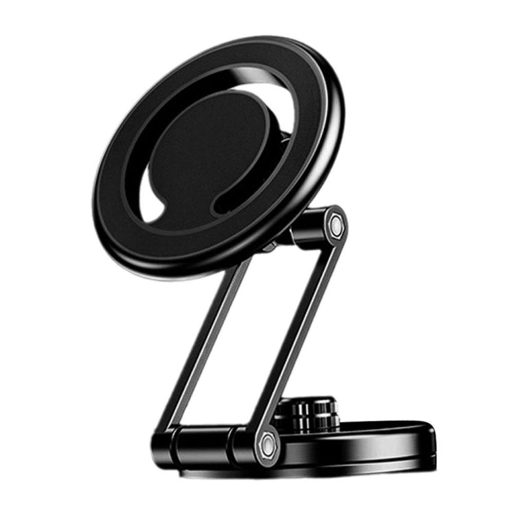 D27 Car Magnetic Telescopic Folding Navigation Mobile Phone Holder, D27 (Silver), D27 (Black)