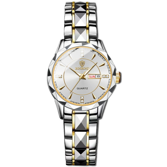 Montre à Quartz BINBONG B5552 Lumineuse Multifonctionnelle Calendrier d'affaires