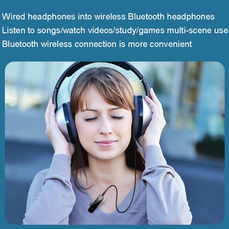 Y2 HiFi Bluetooth 5.3 Audio Receiver Lavalier 3.5mm Audio Call Converter Support TF Card Playback, Y2