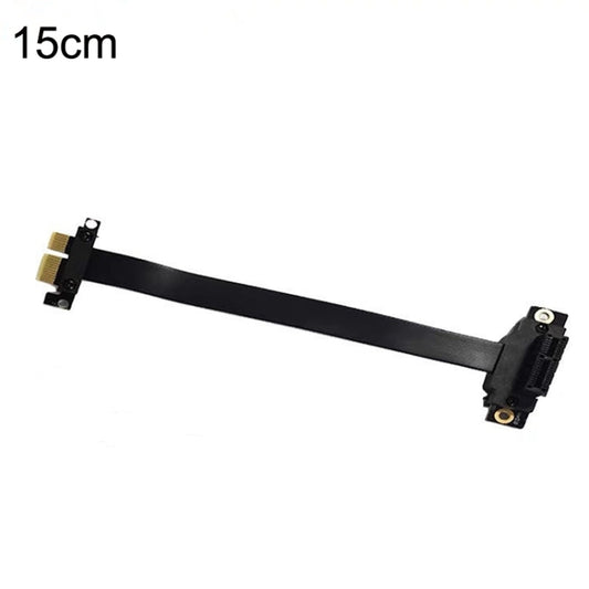 Câble d'extension adaptateur de carte réseau sans fil pour carte graphique PCI-E 3.0 1X 180 degrés, Longueur : 10cm, 15cm, 20cm, 25cm, 30cm, 40cm, 50cm