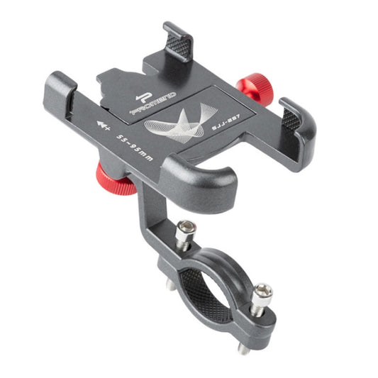 Support de téléphone portable de vélo réglable rotatif en alliage d'aluminium PROMEND SJJ-297, SJJ-297