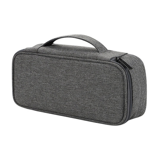 Sac de rangement multifonctionnel étanche et antichoc pour accessoires numériques SM13, 25x6.5x12cm(Gris foncé), 25x6.5x12cm(Bleu marine), 25x6.5x12cm(Rose), 25x6.5x12cm(Noir), 25x6.5x12cm(Gris)