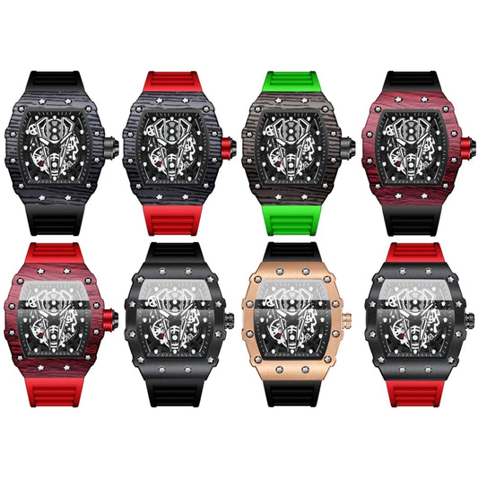 BINBOND B6577 Barrel Shape 30m Waterproof Sports Quartz Watch