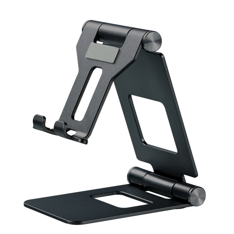 Z10A Aluminum Alloy Double Folding Mobile Phone Holder Desktop Tablet Lazy Holder, Z10A Silver, Z10A Grey, Z10A Black